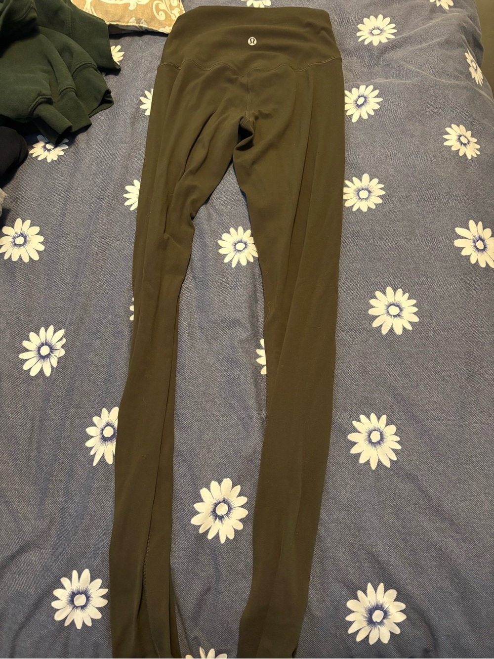lululemon athletica Olive Green High-Rise Leggings
